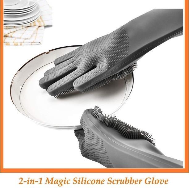Cleaning Gloves - Magic Silicon Cleaning Gloves